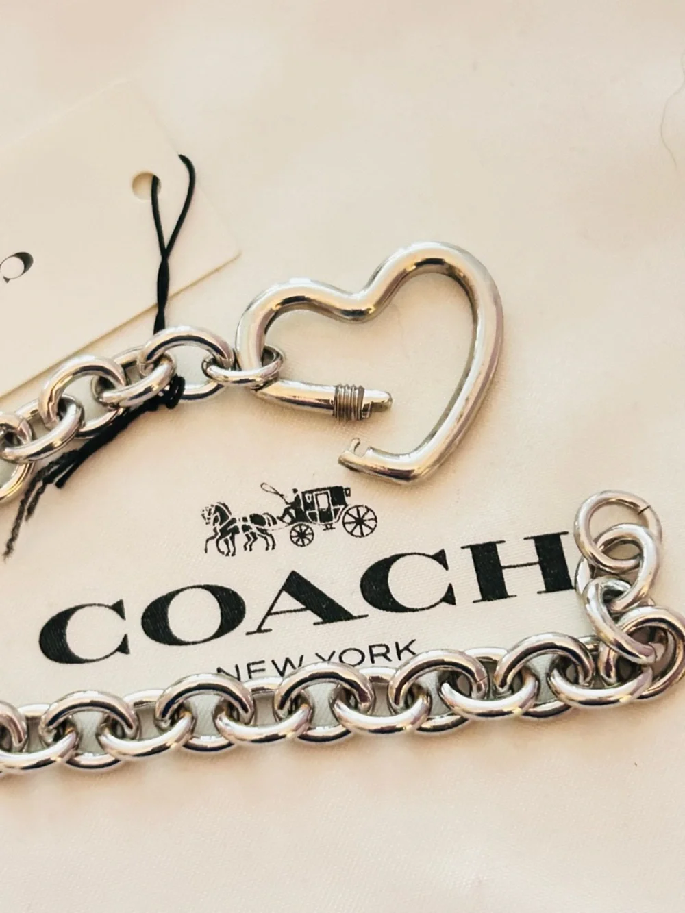 Coach Heart Charm Bracelet - Picture 4 of 14